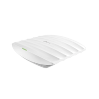 White wireless router on a white background