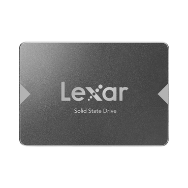 Lexar solid state drive on a white background