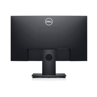 Black Dell monitor on a white background