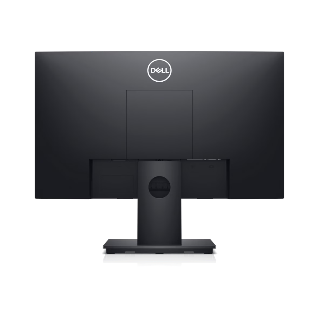 Black Dell monitor on a white background