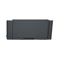 Black rectangular object on a white background