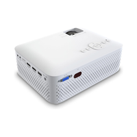 White portable device with multiple ports on a white background