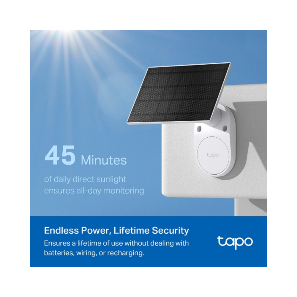 Tp-Link Solar-Powered Security Camera Tapo C410 Kit