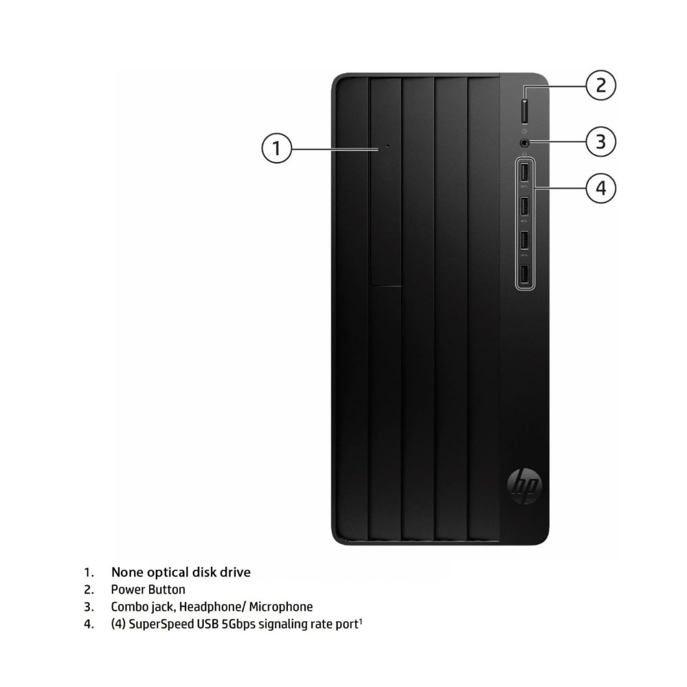 HP Desktop i3-13100 8GB 512GB SSD DOS 290 G9