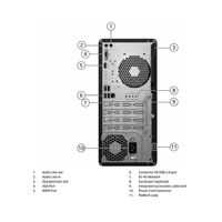 HP Desktop i3-13100 8GB 512GB SSD DOS 290 G9
