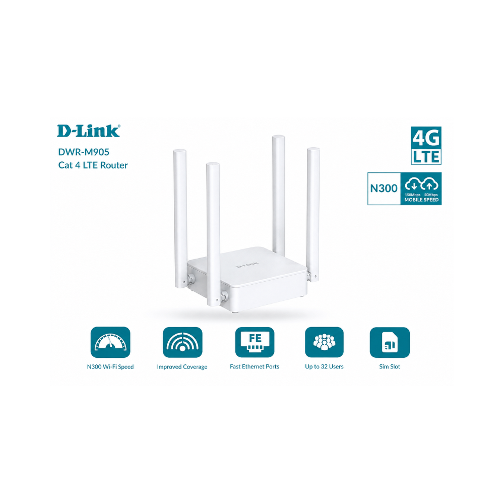 D-Link 4G WiFi Router DWR M905