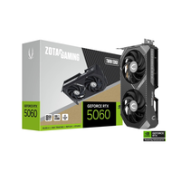 Zotac Gaming GeForce RTX 5060 graphics card packaging on a white background
