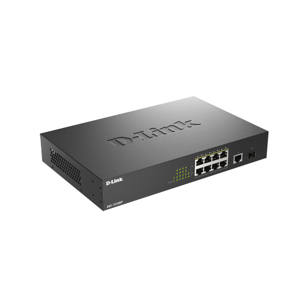 D-Link 10-Port Gigabit PoE Switch DGS-1010MP