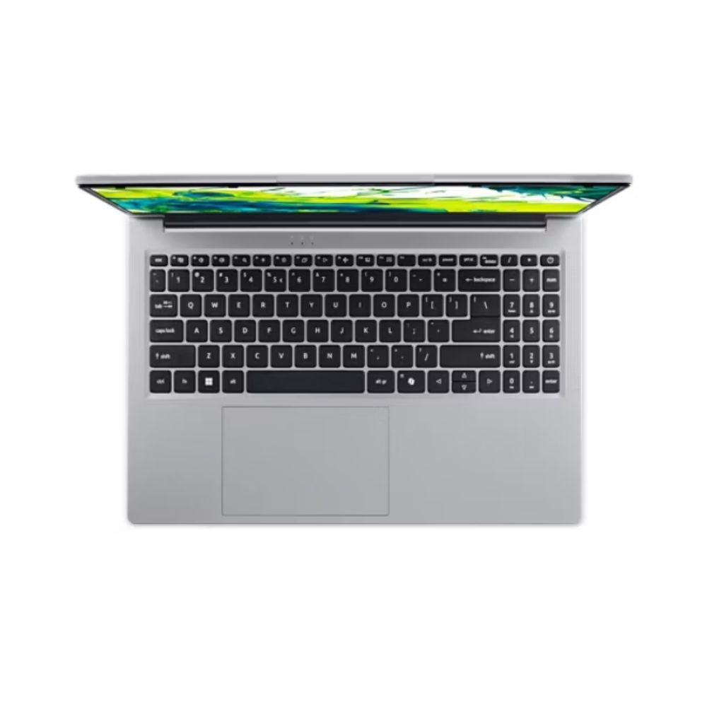 Acer Aspire Lite 15.6" FHD Laptop – Intel Core Ultra 7 155U, 16GB RAM, 512GB Gen4 SSD, FreeDOS, Silver | NX.DTHEM.002