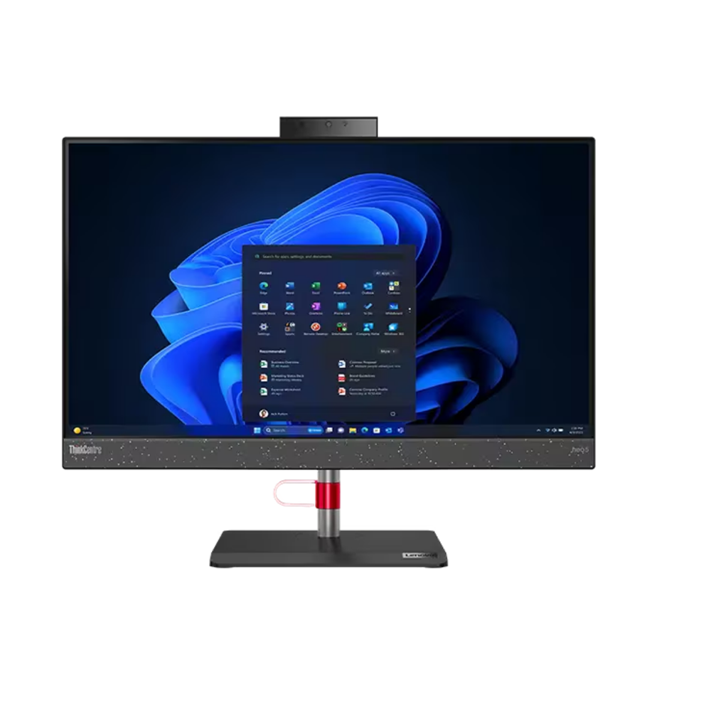 All-in-one computer monitor with ThinkPad branding on a white background