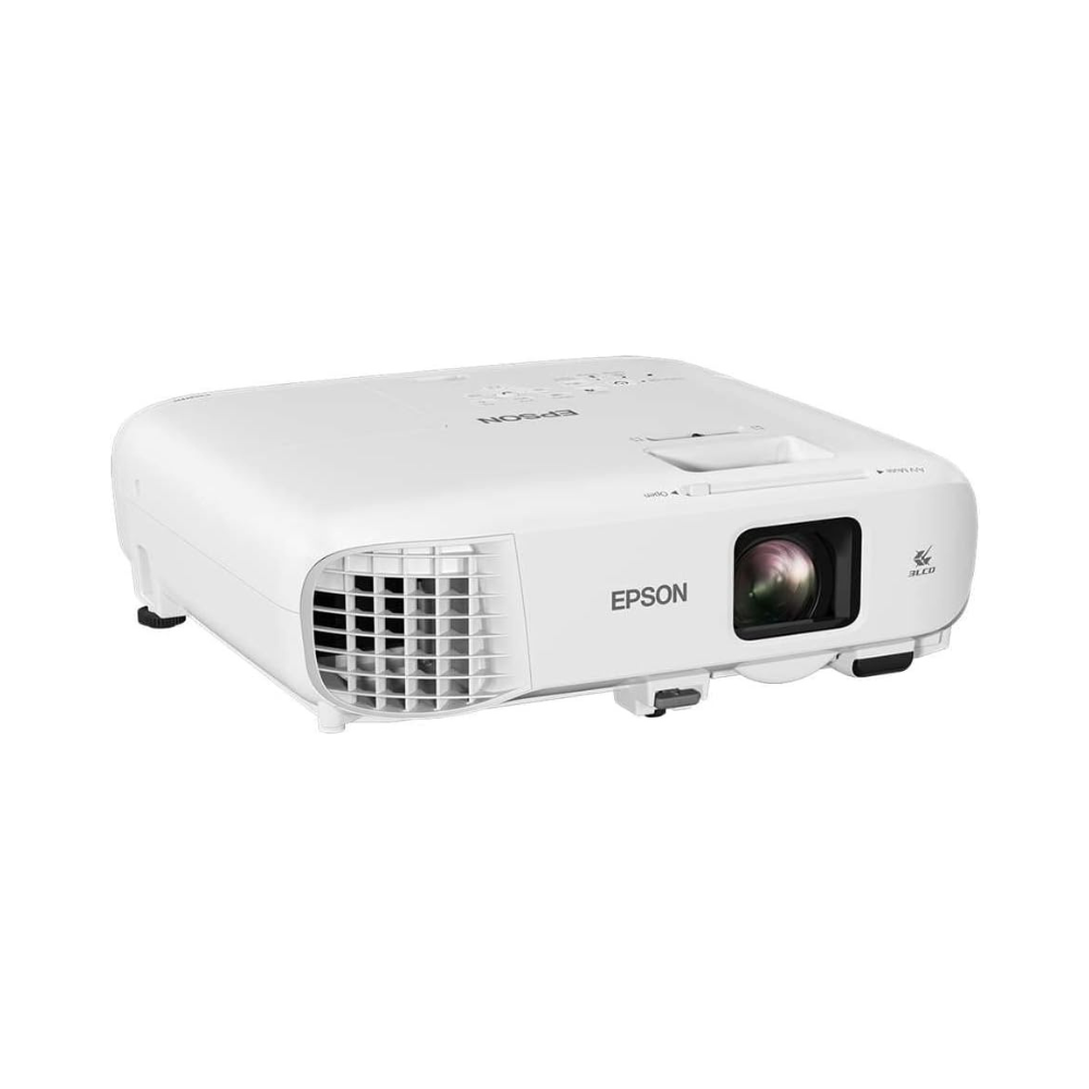 Epson projector on a white background