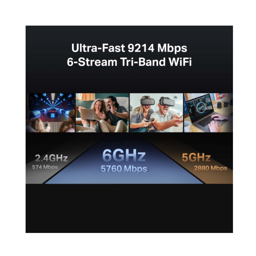 Tp-Link Tri Band WiFi 7 BE9300 Router Archer BE550