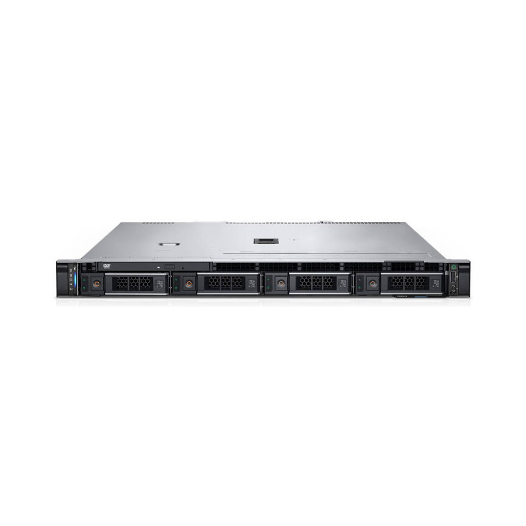 Server rack on a white background