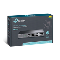 TP-Link switch packaging on a white background